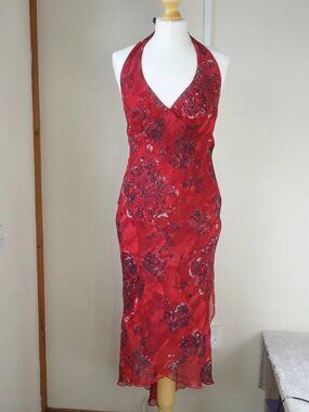 B Darlin Dress Womens Small Red